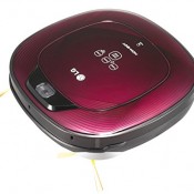 LG - CE VR 64701 LVMP Roboterstaubsauger (Dual Eye 2.0, Smart Turbo Modus) dunkel rot/schwarz